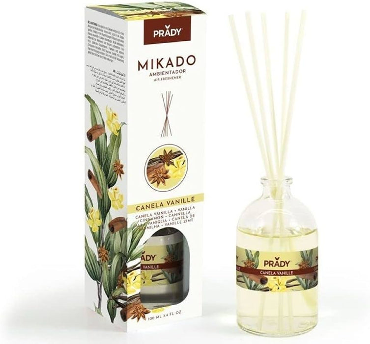 Diffusore Mikado 100ml - Prady : Canela y Vainilla - 1