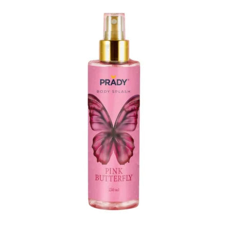 Spray Corpo Brillante con Aloe Vera - Yani 250ml - Prady : PINK BUTTERFLY - 1