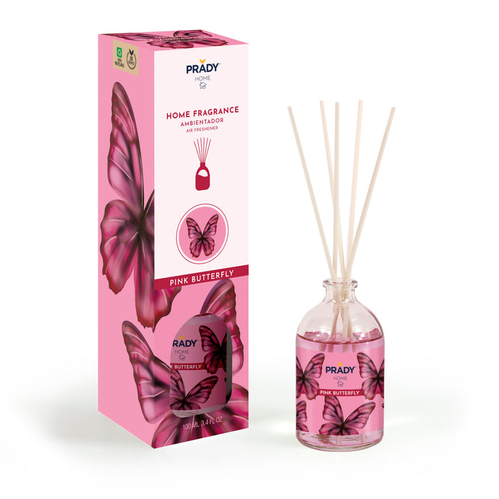 Diffusore Mikado 100ml - Prady : PINK BUTTERFLY - 1