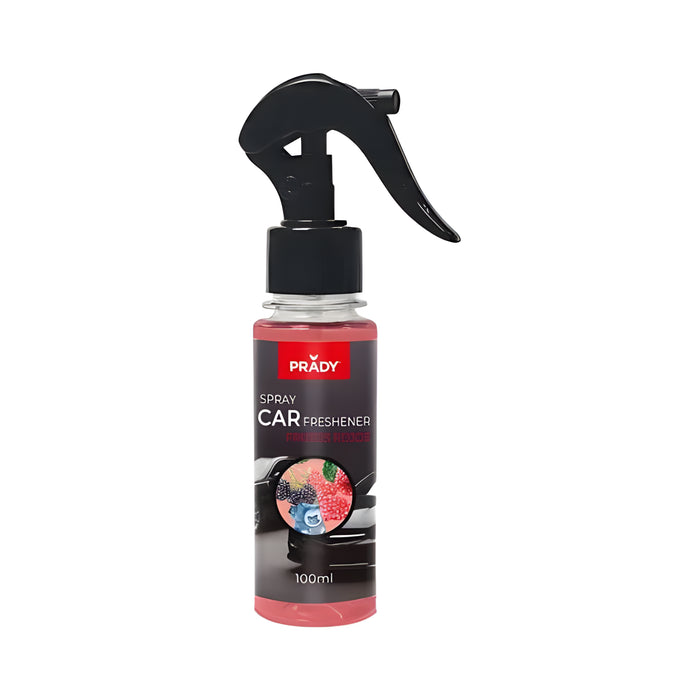 Deodorante per Auto Spray - 100 ml - Prady | 7 Aromi Freschi e Duraturi - Prady : Frutos Rojos - 1