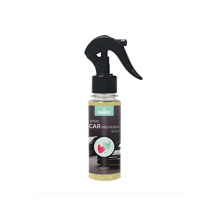 Deodorante per Auto Spray - 100 ml - Prady | 7 Aromi Freschi e Duraturi - Prady : Bebé - 1
