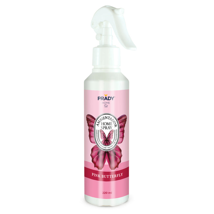 Profumo per interni in bomboletta spray - Prady : PINK BUTTERFLY - 1