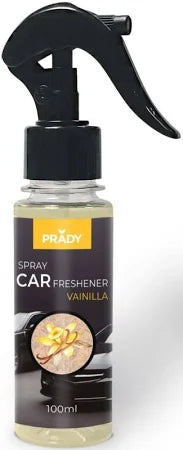 Deodorante per Auto Spray - 100 ml - Prady | 7 Aromi Freschi e Duraturi - Prady : Vainilla - 1