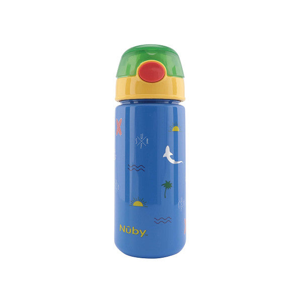 Tazza con Pulsante e Cannuccia Surf - Nuby - 1