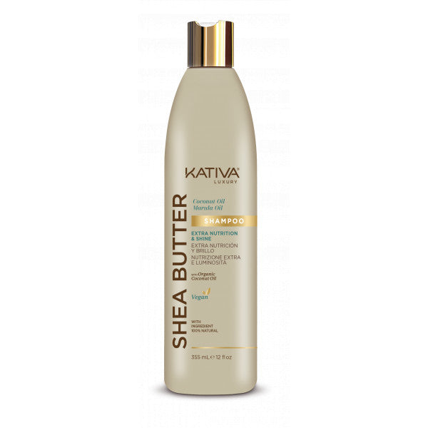 Shampoo con Burro di Karité, Olio di Cocco e Marula - Kativa - 1