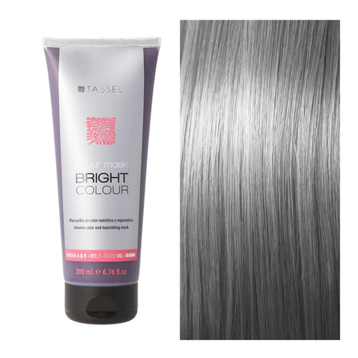 Maschera per capelli color grigio Bright Colour, 1 pezzo - Tassel - 1