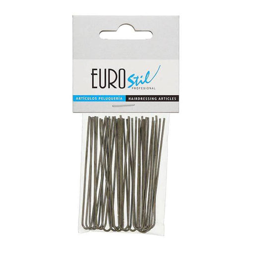 20 Mollette per Capelli Bronzo - Eurostil - 1