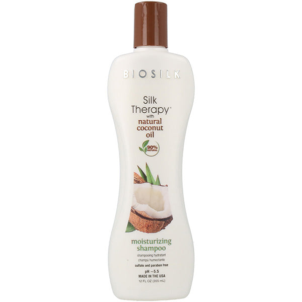 Biosilk Silk Therapy Shampoo all'olio di cocco 355ml - Farouk - 1