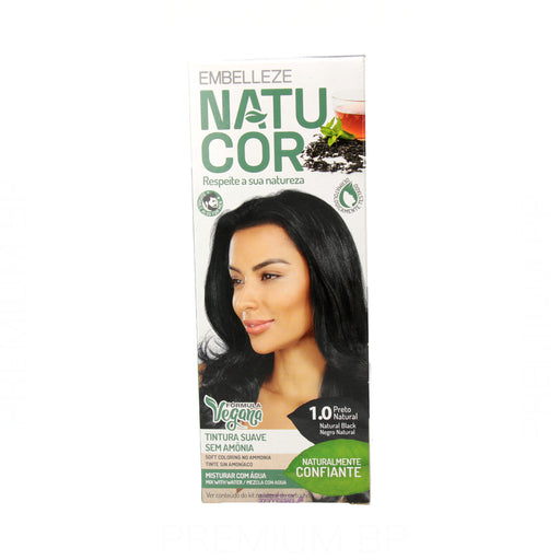 Naturcor Colorazione Permanente senza Ammoniaca 33 G Colore 1.0 - Novex - 1