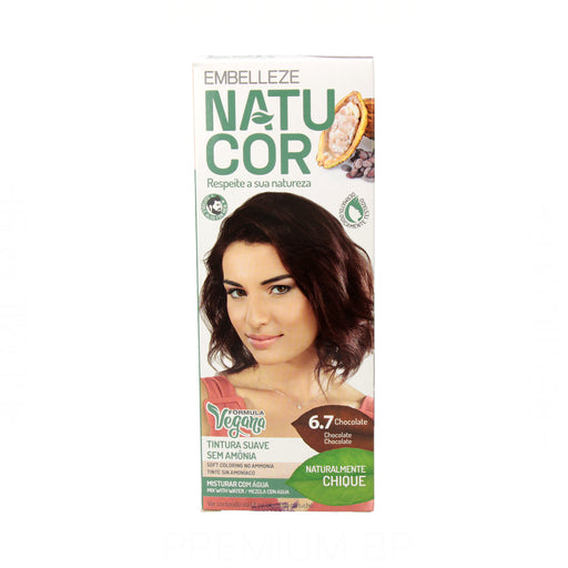 Naturcor Colorazione Permanente senza Ammoniaca 33 G Colore 6.7 - Novex - 1