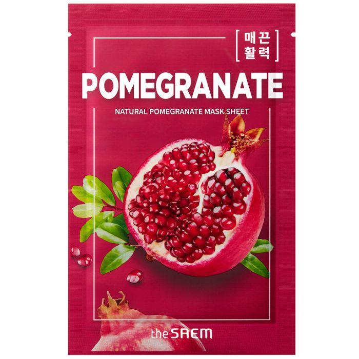 Maschera al melograno - Foglio maschera naturale al melograno 21 ml - The Saem - 1