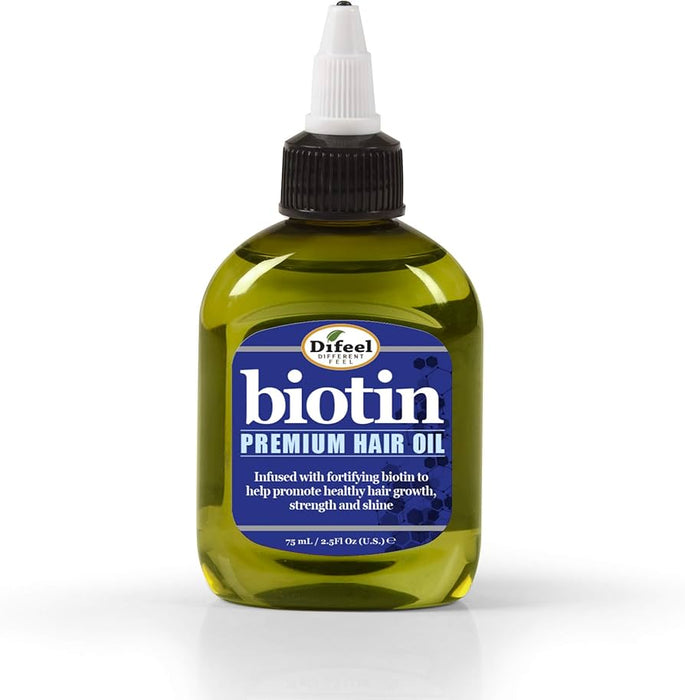Olio per capelli Premium 99 tutto naturale Biotina 75 ml - Difeel - 1