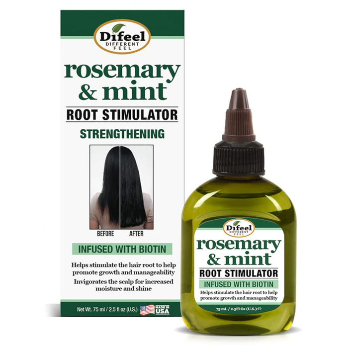 Stimolatore delle Radici al Rosmarino e Menta da 75ml - Difeel - 2