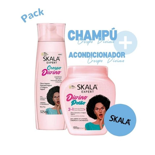 Pack Divino Potao: Shampoo + Balsamo Condizionante 1000ml - Skala - 1