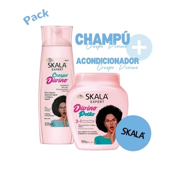 Pack Divino Potao: Shampoo + Balsamo Condizionante 1000ml - Skala - 1