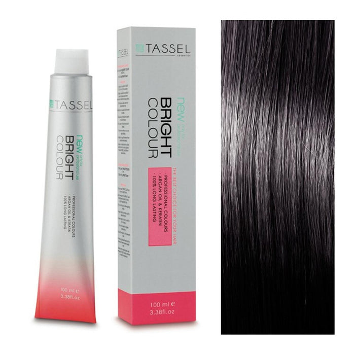 5 Castano Chiaro - Colorante con Olio di Argan e Cheratina 100 ml - Tassel : 2 Moreno - 1