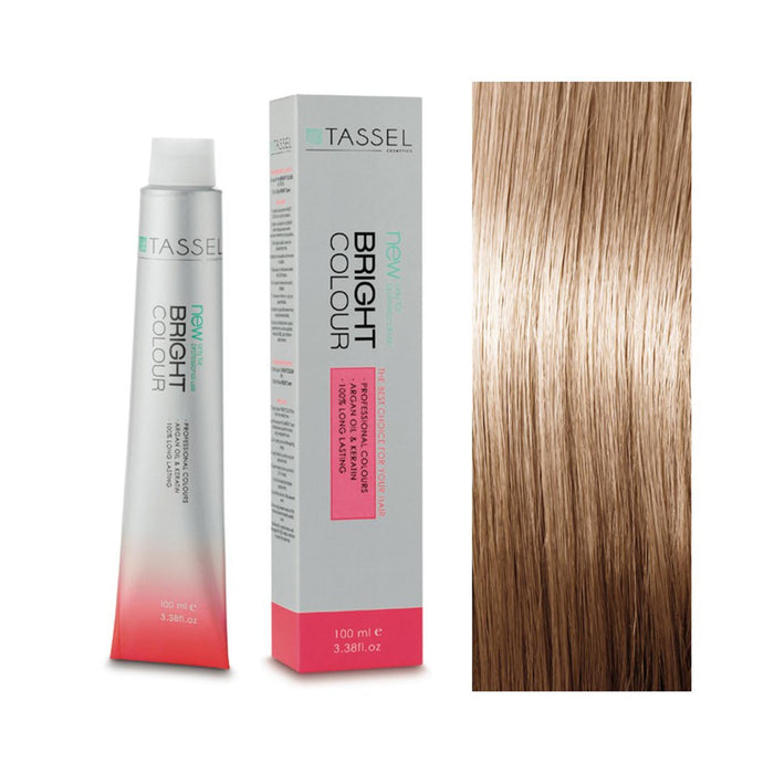 5 Castano Chiaro - Colorante con Olio di Argan e Cheratina 100 ml - Tassel : 9.01 Rubio muy Claro Frío - 1
