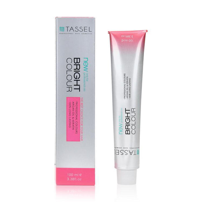 5 Castano Chiaro - Colorante con Olio di Argan e Cheratina 100 ml - Tassel : 4.77 Castaño medio chocolate - 1