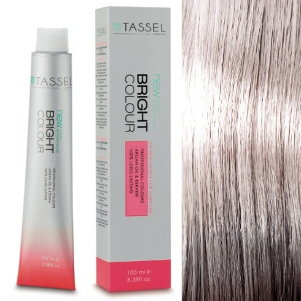 5 Castano Chiaro - Colorante con Olio di Argan e Cheratina 100 ml - Tassel : 12.96 Rubio súper aclarante ceniza violeta - 1