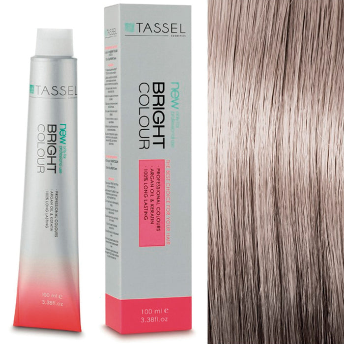 5 Castano Chiaro - Colorante con Olio di Argan e Cheratina 100 ml - Tassel : 9.13N Rubio Muy Claro Ceniza Dorado - 1