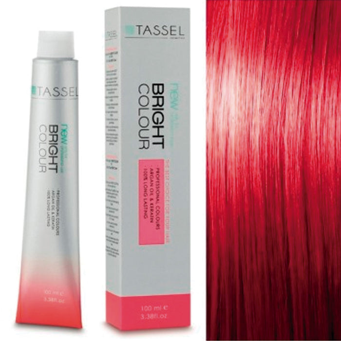 5 Castano Chiaro - Colorante con Olio di Argan e Cheratina 100 ml - Tassel : 7.62 Rubio Medio Cereza - 1