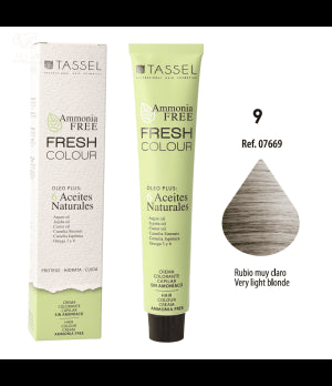 Tinta Fresh Colour senza Ammoniaca 100ml - Tassel : 9 - Rubio muy claro - 1