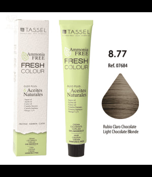 Tinta Fresh Colour senza Ammoniaca 100ml - Tassel : 8.77 Rubio claro marrón chocolate - 1