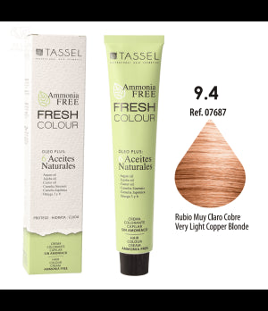Tinta Fresh Colour senza Ammoniaca 100ml - Tassel : 9.4 Rubio muy claro cobre - 1