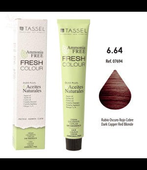 Tinta Fresh Colour senza Ammoniaca 100ml - Tassel : 6.64 Rubio oscuro rojo cobre - 1