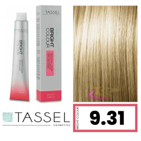 5 Castano Chiaro - Colorante con Olio di Argan e Cheratina 100 ml - Tassel : 9.31 Rubio Muy Claro Dorado Ceniza - 1