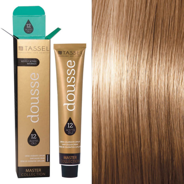 Tintura Capelli Tassel Dousse Master Collection - 100 ml | 11 Tonalità Base con 12 Oli Essenziali - Tassel : 9.31 - RUBIO EXTRACLARO BEIGE - 1