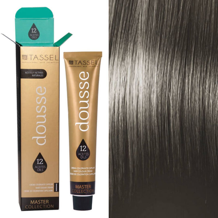 Tintura Capelli Tassel Dousse Master Collection - 100 ml | 11 Tonalità Base con 12 Oli Essenziali - Tassel : 11 - CENIZA - 1