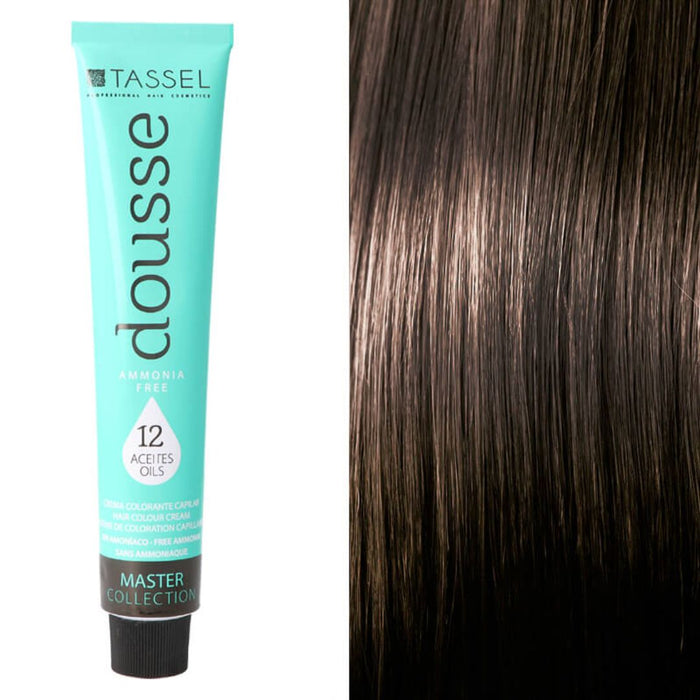 Tintura Capelli Tassel Dousse Master Collection - 100 ml | 11 Tonalità Base con 12 Oli Essenziali - Tassel : 6 Rubio Oscuro - 1
