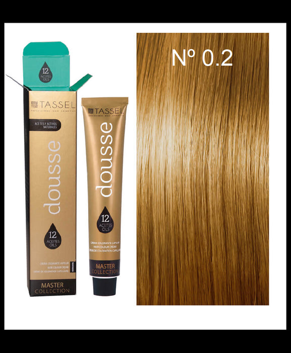 Tintura Capelli Tassel Dousse Master Collection - 100 ml | 11 Tonalità Base con 12 Oli Essenziali - Tassel : 0.2 - ARENA SIRI - 1