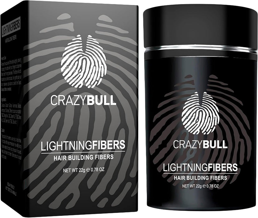 Fibre Capillari Lighting Hair Building 22g - Crazy Bull : 1-black - 1