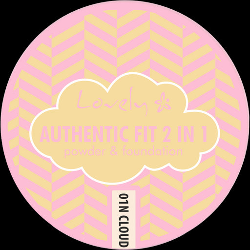 Trucco e Polvere 2 in 1 Authentic Fit - Lovely : N1 - 1