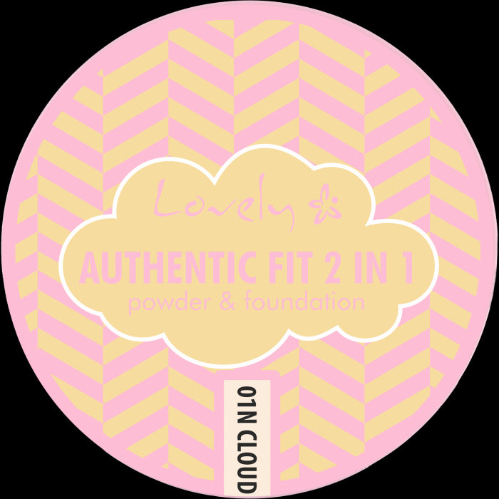 Trucco e Polvere 2 in 1 Authentic Fit - Lovely : N1 - 1