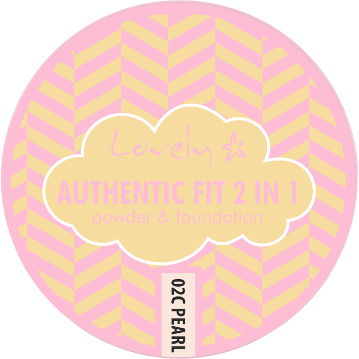 Trucco e Polvere 2 in 1 Authentic Fit - Lovely : N2 - 1