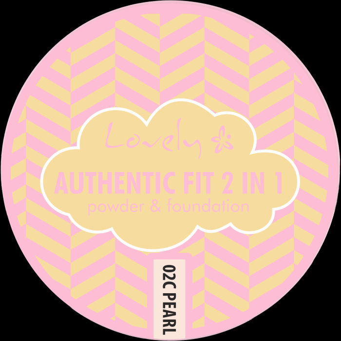 Trucco e Polvere 2 in 1 Authentic Fit - Lovely : N2 - 1