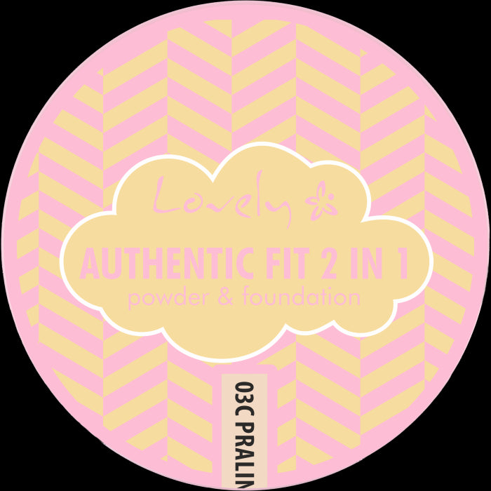 Trucco e Polvere 2 in 1 Authentic Fit - Lovely : N3 - 1