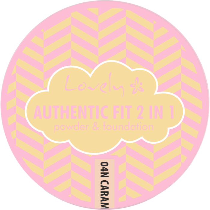 Trucco e Polvere 2 in 1 Authentic Fit - Lovely : N4 - 1