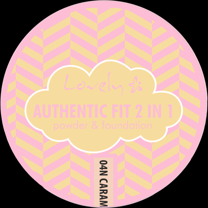 Trucco e Polvere 2 in 1 Authentic Fit - Lovely : N4 - 1