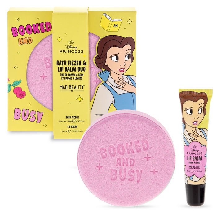 Set di Bombe da Bagno e Balsamo Labbra Princess Express Yourself - Mad Beauty : Bella - 1