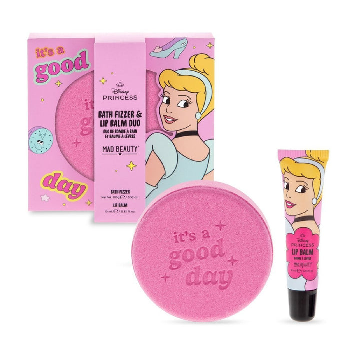 Set di Bombe da Bagno e Balsamo Labbra Princess Express Yourself - Mad Beauty : Cenicienta - 1