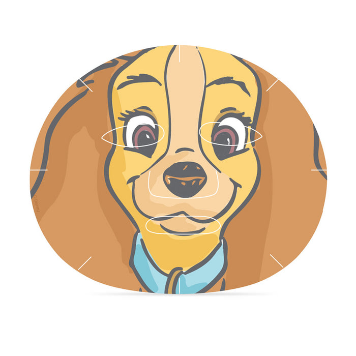 Duo di maschere in tessuto cosmetico Lady and the Tramp - Mad Beauty - 2