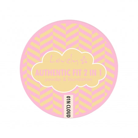Trucco e Polvere 2 in 1 Authentic Fit - Lovely - 1