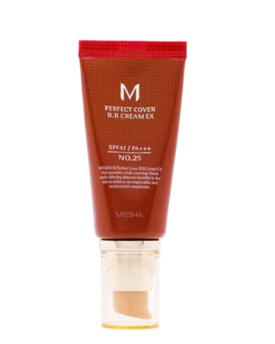 M Perfect Cover Bb Cream Ex Spf42 Pa+++ 50 ml - Missha - 1