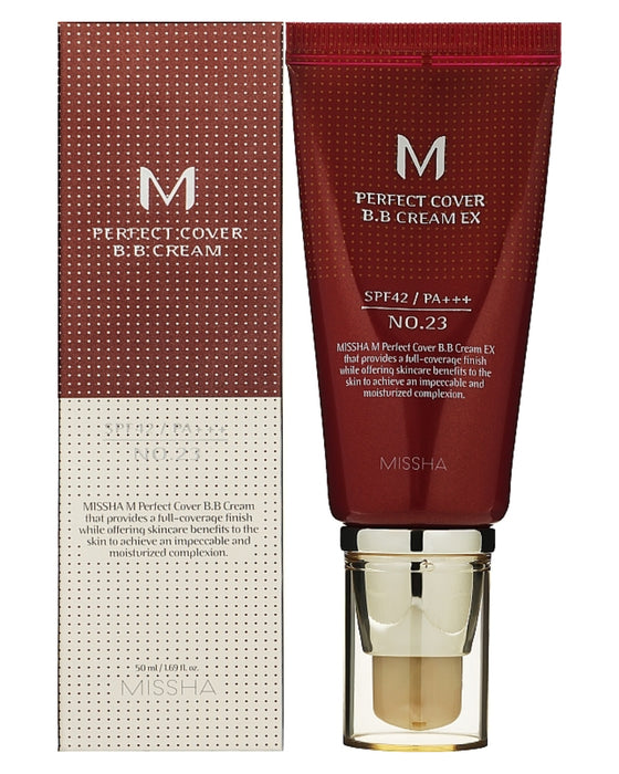 M Perfect Cover Bb Cream Ex Spf42 Pa+++ 50 ml - Missha : 23 - 1