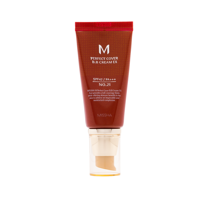 M Perfect Cover Bb Cream Ex Spf42 Pa+++ 50 ml - Missha - 1
