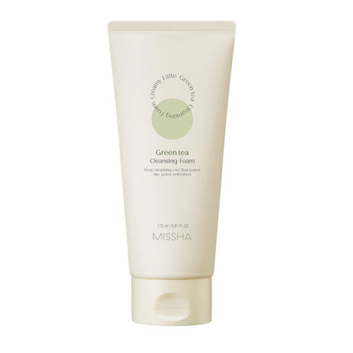 Schiuma Detergente Creamy Latte Tè Verde 180ml - Missha - 1